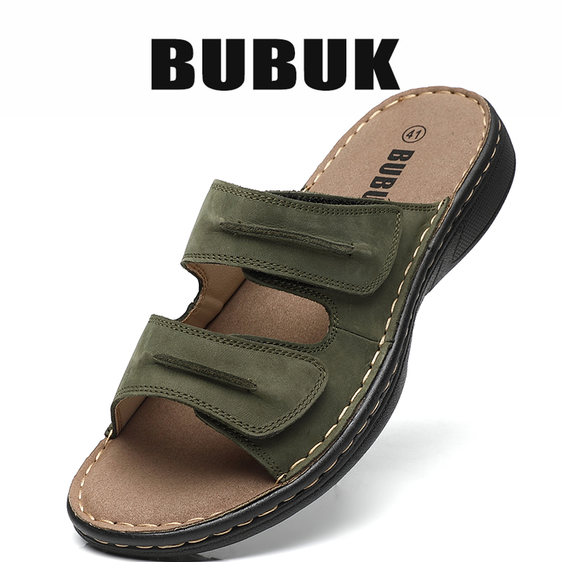 Men'S Shoes Hugo Boss - Bubuk Men's Genuine Leather Sports Slippers,