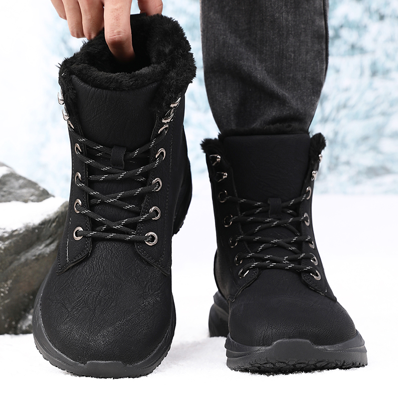 Men Winter Snow Boots for Wate - Men'S Shoes With Wide Toe Box บทวิจารณ์และราคา
