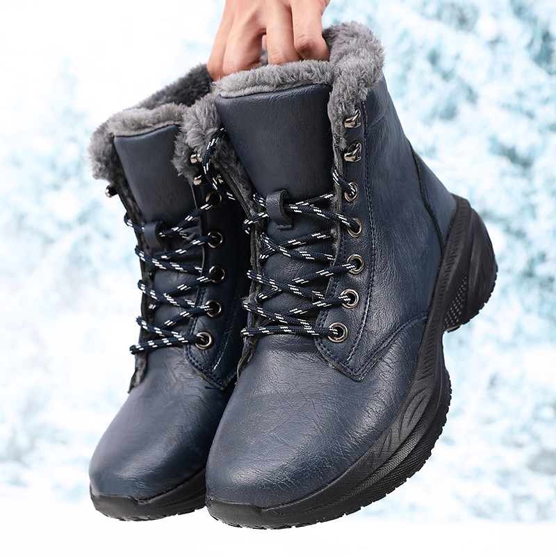 Men Winter Snow Boots for Wate - Men'S Shoes With Wide Toe Box บทวิจารณ์และราคา
