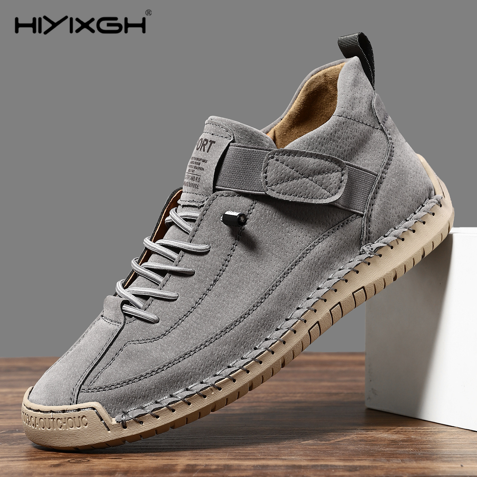 Handmade Leather Men Shoes Cas - Men'S Shoes Hugo Boss บทวิจารณ์และราคา
