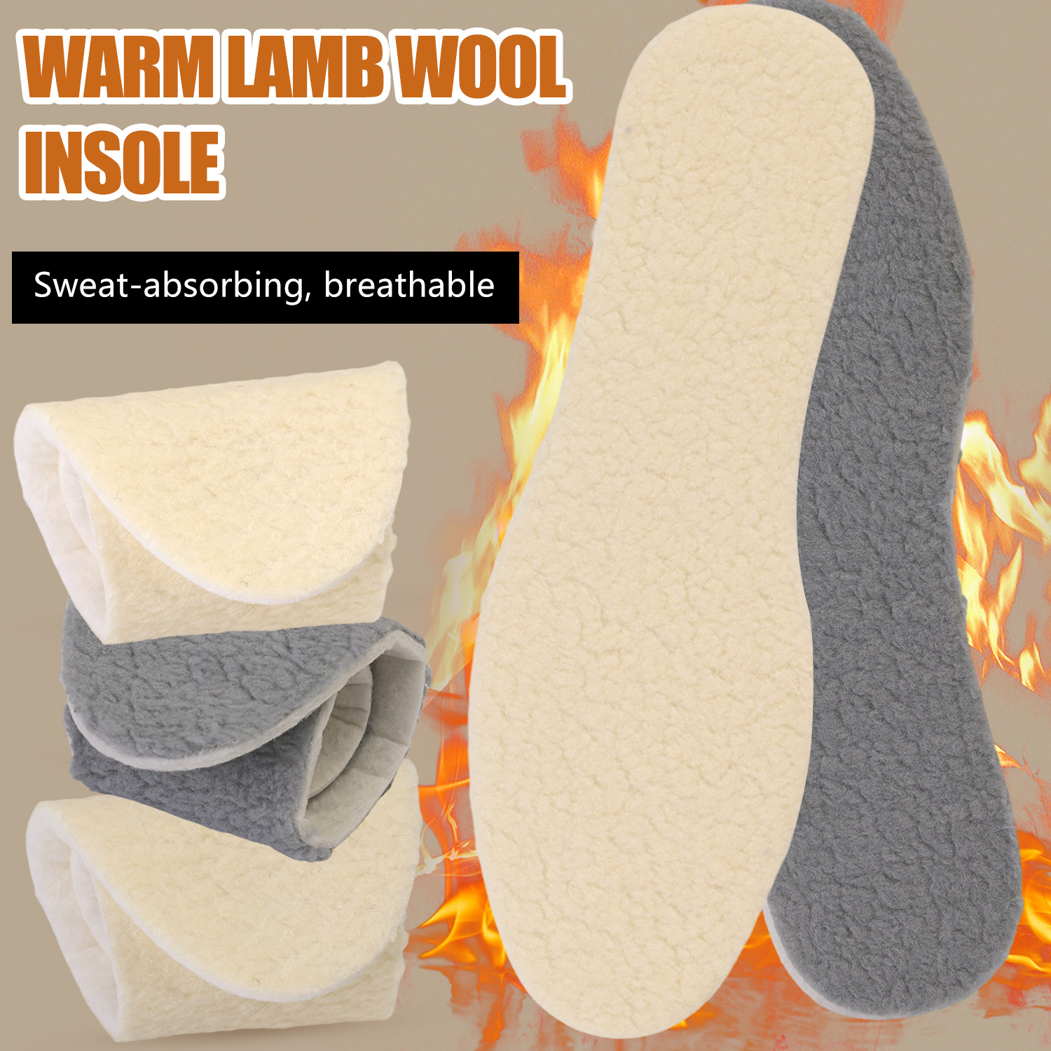 Soft Wool Thicken Insoles 1/2P - Men Shoes Outlet บทวิจารณ์และราคา