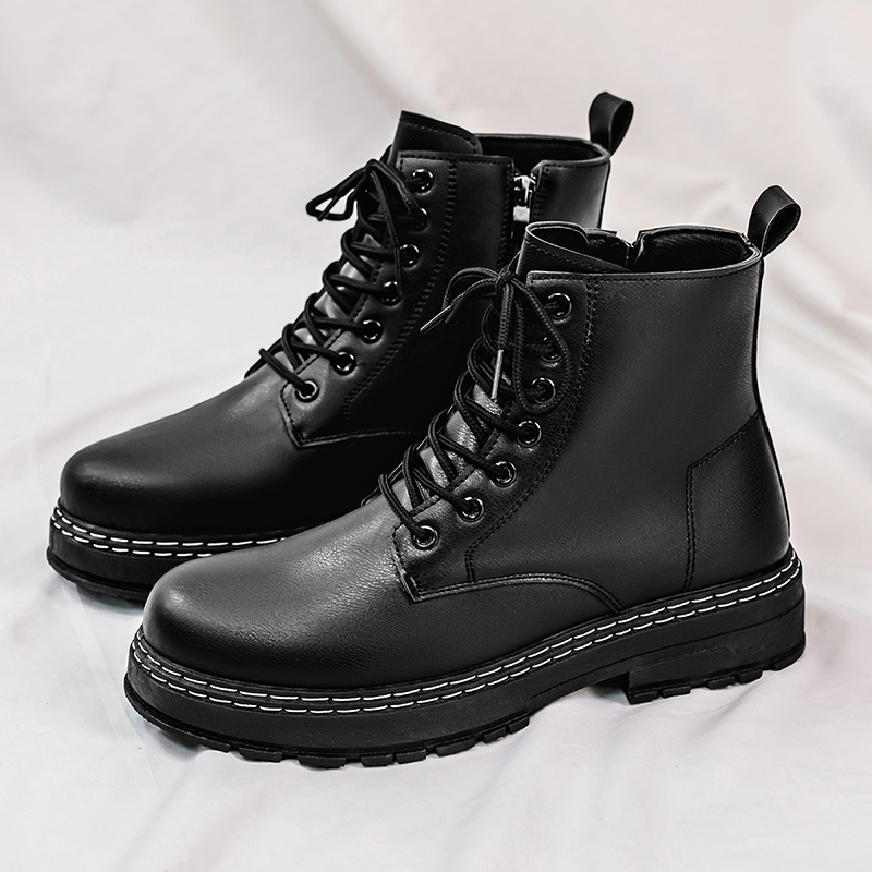 Men's 4-Season Black Patent Le - Men'S Shoes For Work บทวิจารณ์และราคา