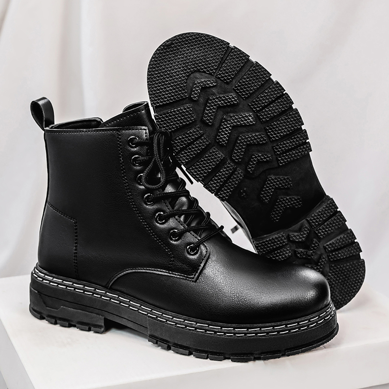 Men's 4-Season Black Patent Le - Men'S Shoes For Work บทวิจารณ์และราคา