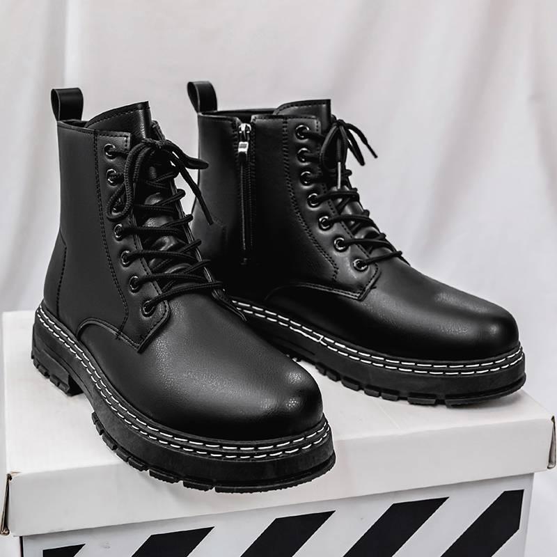 Men's 4-Season Black Patent Le - Men'S Shoes For Work บทวิจารณ์และราคา