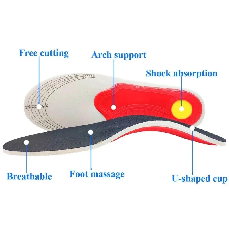 NEW EVA Orthopedic Insoles for - Men Shoes Outlet บทวิจารณ์และราคา
