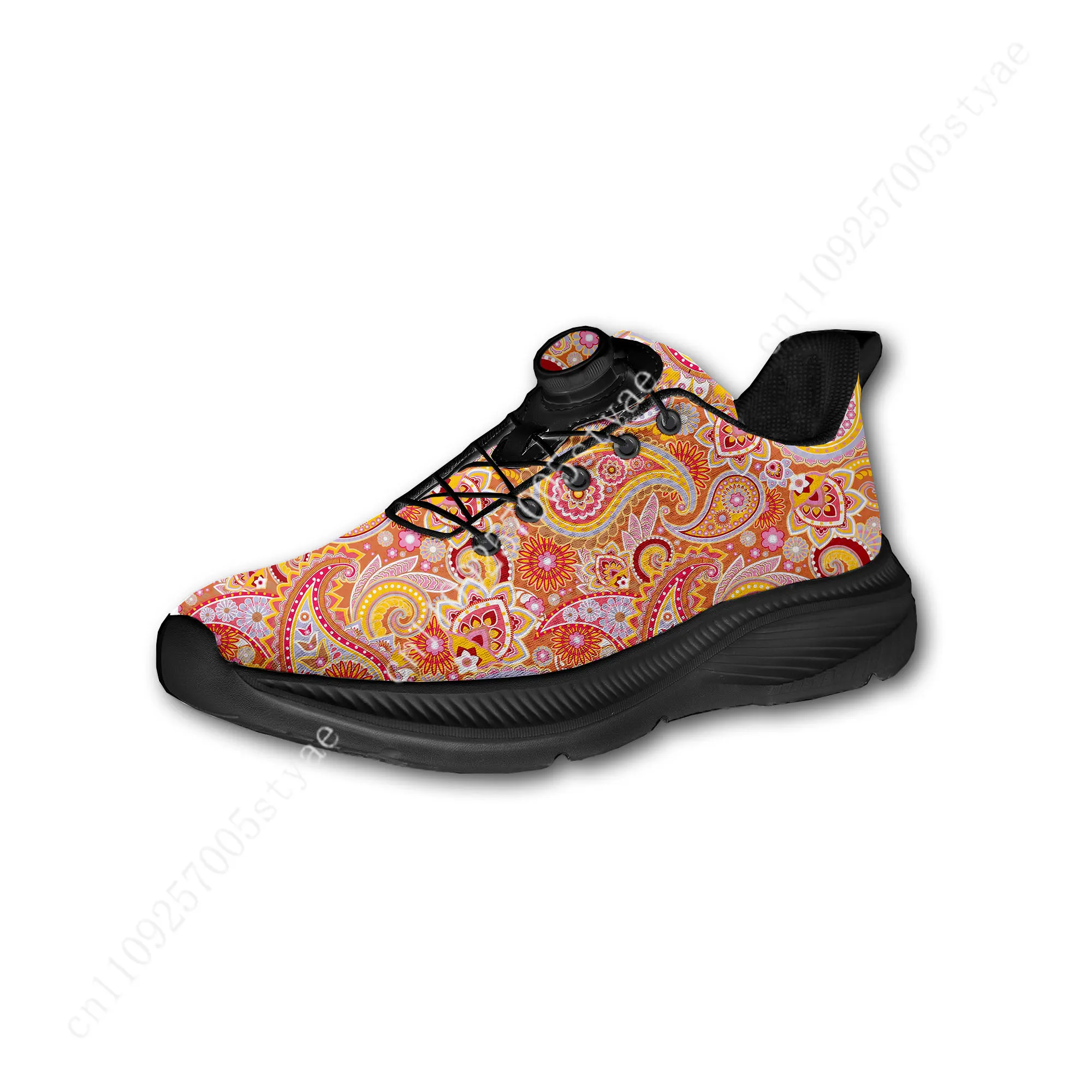 Bohemian Mandala Floral Print  - Men Shoes Sneakers บทวิจารณ์และราคา