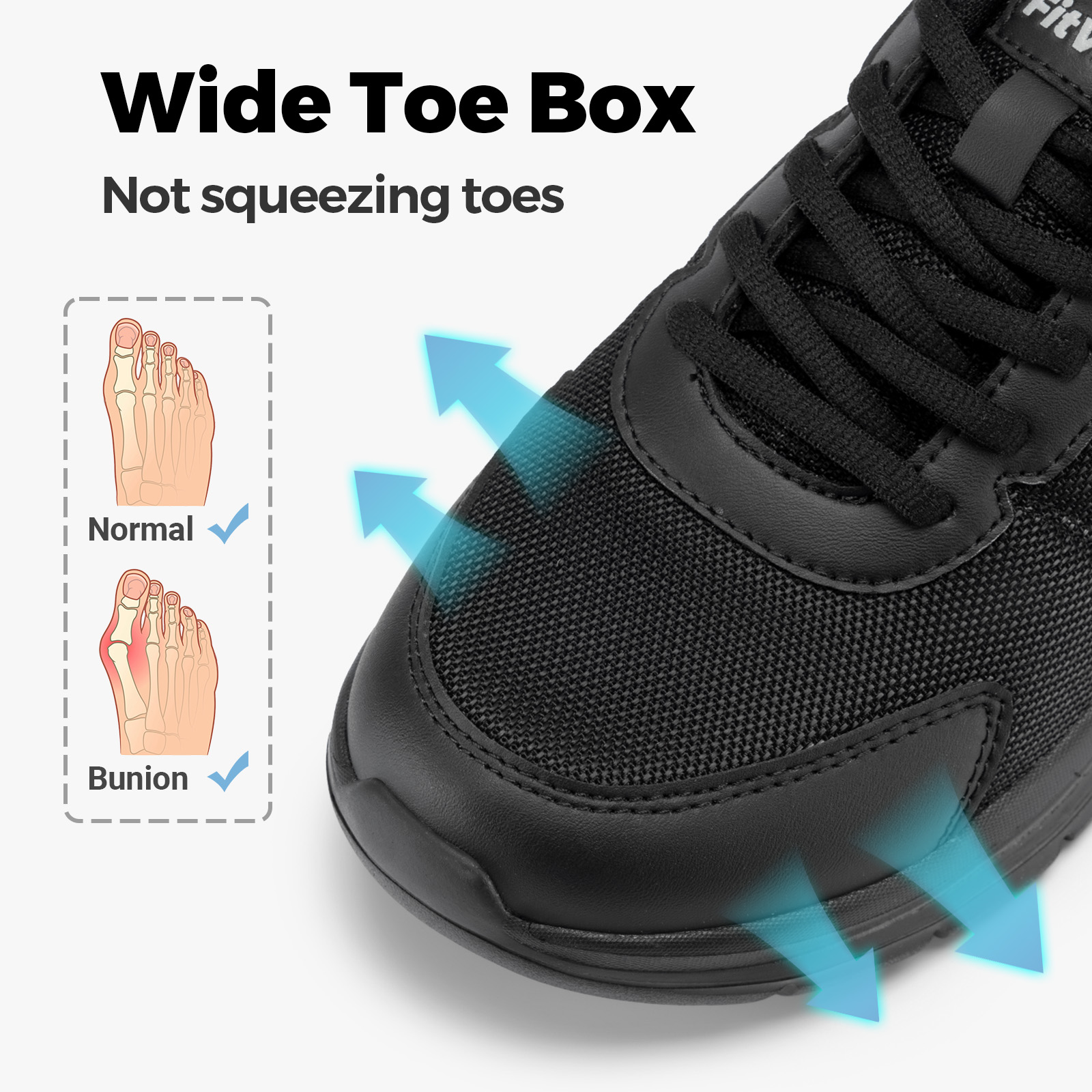 FitVille Men's Walking Shoes W - Men'S Shoes For Plantar Fasciitis บทวิจารณ์และราคา