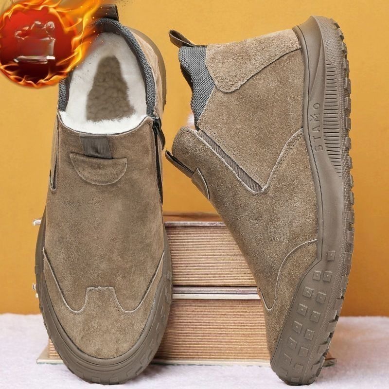 Winter Men's Shoes Plush Warm  - Men'S Shoes Loafers Casual บทวิจารณ์และราคา