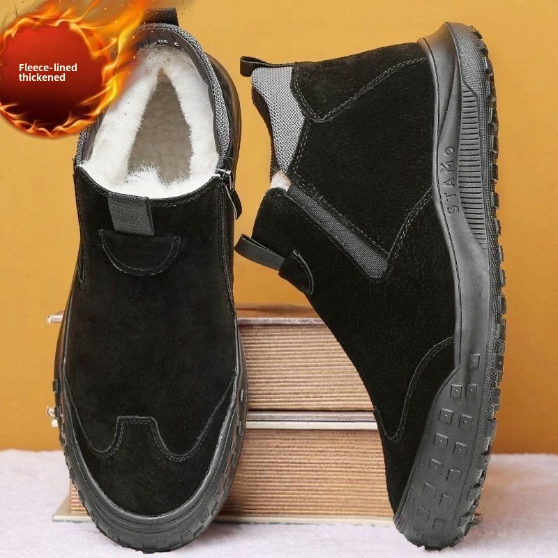 Winter Men's Shoes Plush Warm  - Men'S Shoes Loafers Casual บทวิจารณ์และราคา