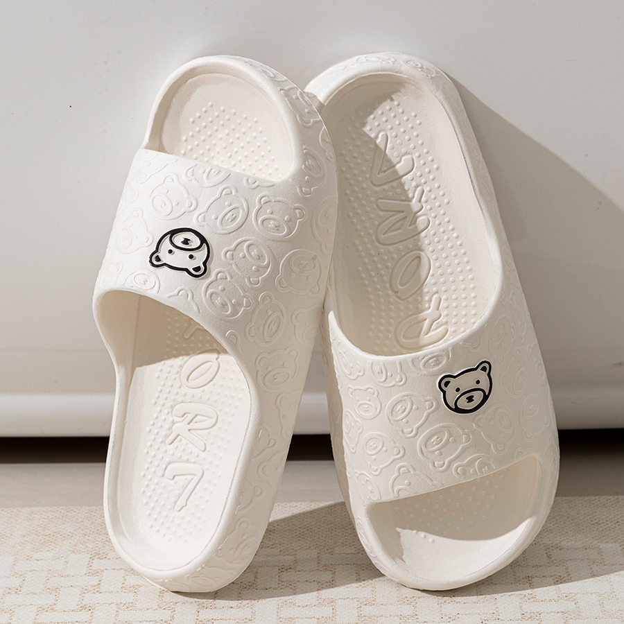 Printting Cute Bear Women Slip - Men'S Shoes Non Slip บทวิจารณ์และราคา