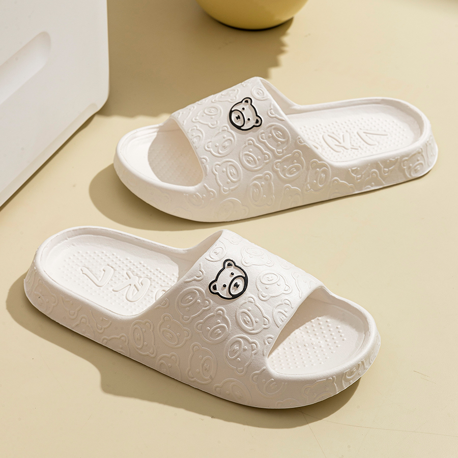 Printting Cute Bear Women Slip - Men'S Shoes Non Slip บทวิจารณ์และราคา