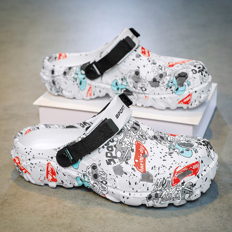 Men Camouflage Clogs Big Size  - Men'S Shoes With Wide Toe Box บทวิจารณ์และราคา