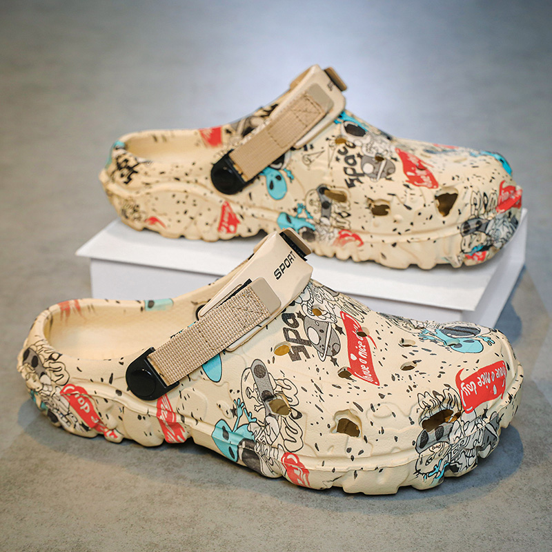 Men Camouflage Clogs Big Size  - Men'S Shoes With Wide Toe Box บทวิจารณ์และราคา