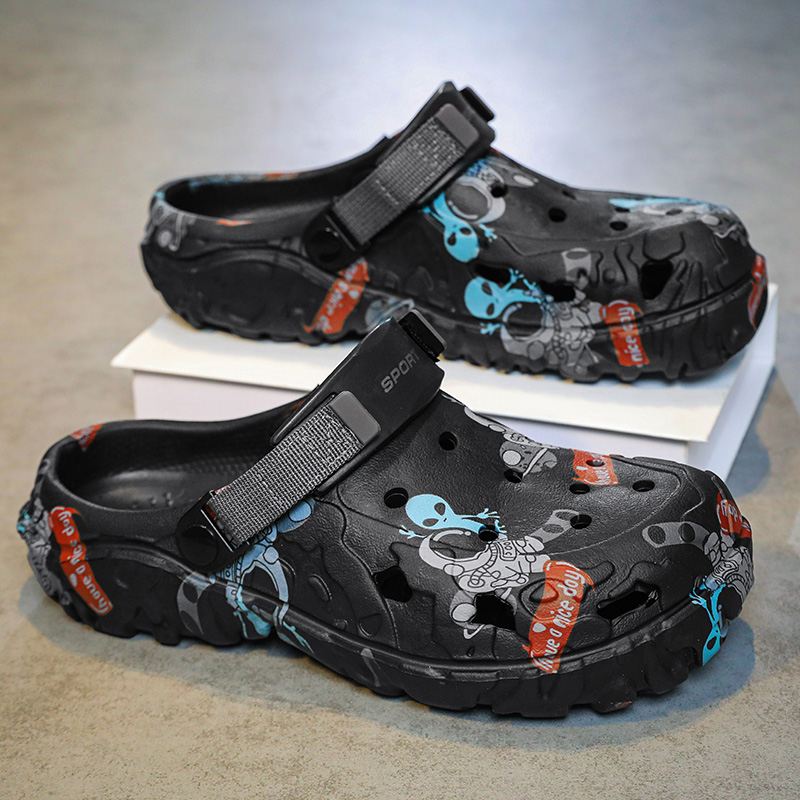Men Camouflage Clogs Big Size  - Men'S Shoes With Wide Toe Box บทวิจารณ์และราคา
