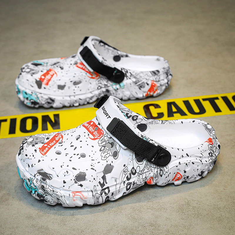 Men Camouflage Clogs Big Size  - Men'S Shoes With Wide Toe Box บทวิจารณ์และราคา