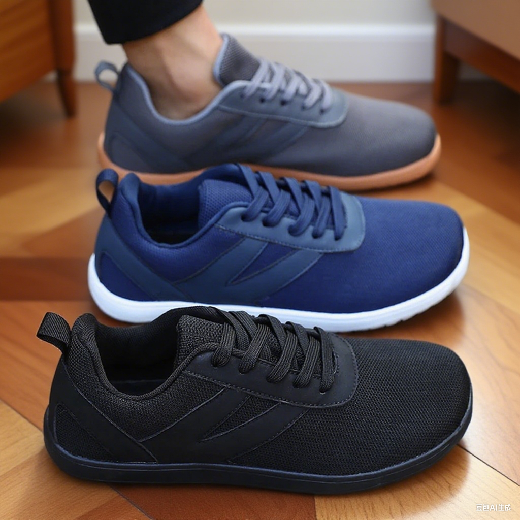 Mesh Barefoot Shoes Men's Wide - Men'S Shoes With Wide Toe Box บทวิจารณ์และราคา