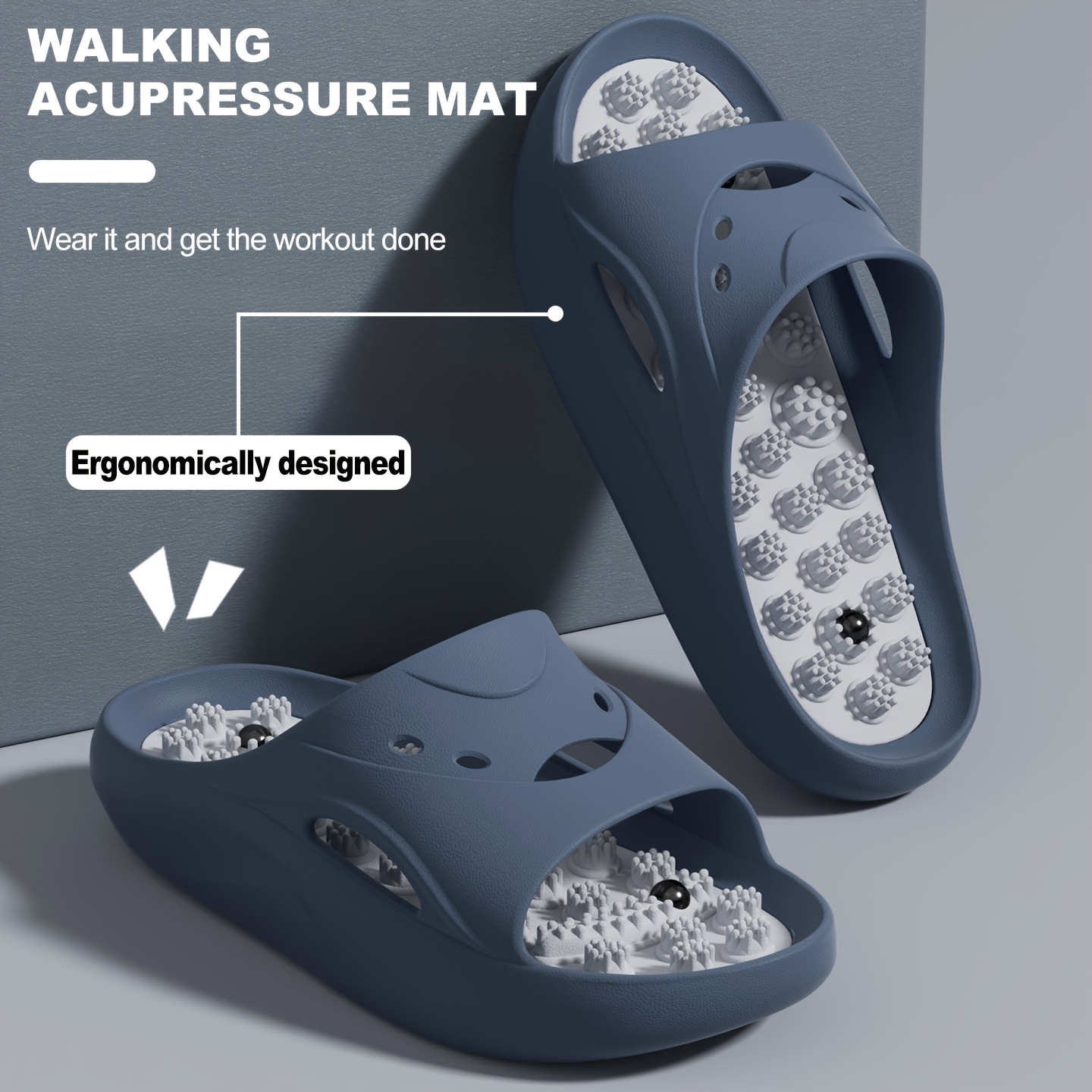 Women Men EVA Massage Slippers - Men'S Shoes Non Slip บทวิจารณ์และราคา
