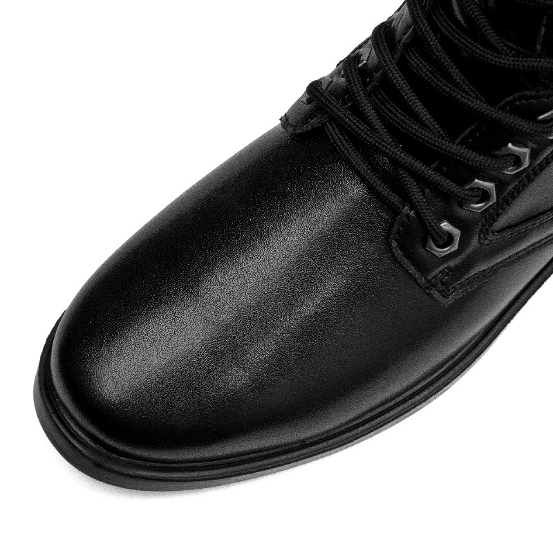 High-top Leather Boots Outdoor - Men'S Shoes For Work บทวิจารณ์และราคา