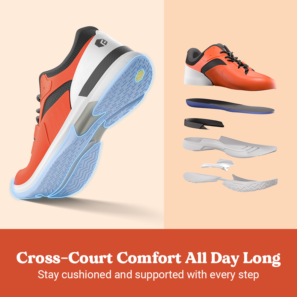 FitVille Men‘s Pickleball Shoe - Men'S Shoes For Plantar Fasciitis บทวิจารณ์และราคา