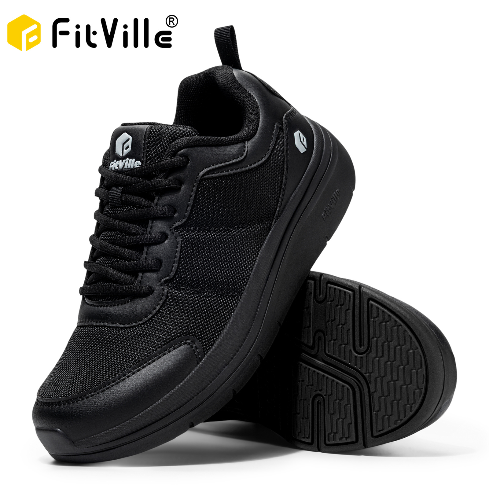 FitVille Men's Walking Shoes W - Men'S Shoes For Plantar Fasciitis บทวิจารณ์และราคา