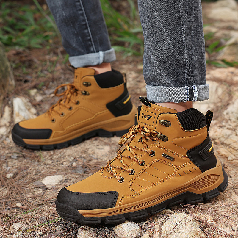 New Autumn Men's Boots Fashion - Men'S Shoes For Work บทวิจารณ์และราคา