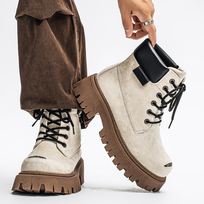 Classic High Top Boots Outdoor - Men'S Shoes With Wide Toe Box บทวิจารณ์และราคา