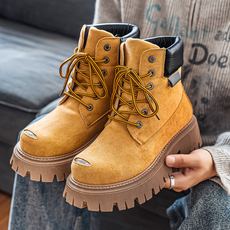 Classic High Top Boots Outdoor - Men'S Shoes With Wide Toe Box บทวิจารณ์และราคา