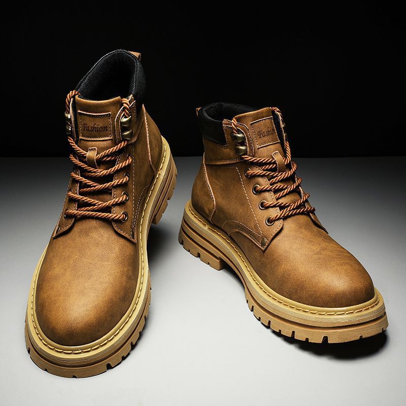 Fashion Men Boots Spring Comfo - Men'S Shoes For Work บทวิจารณ์และราคา
