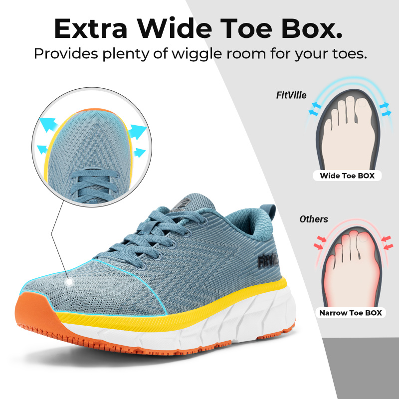 FitVille Wide Toe Box Men'S Sh - Men'S Shoes With Wide Toe Box บทวิจารณ์และราคา