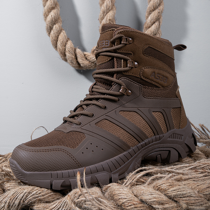 Men Tactical Boots Lace Up Des - Men'S Shoes For Work บทวิจารณ์และราคา