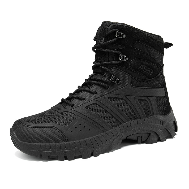 Men Tactical Boots Lace Up Des - Men'S Shoes For Work บทวิจารณ์และราคา