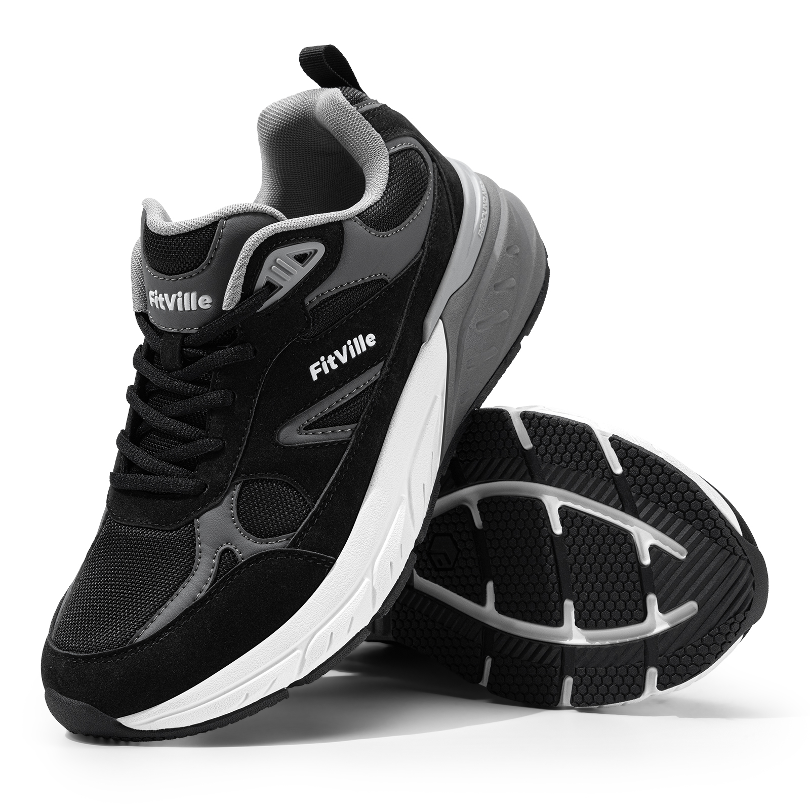 Fitville Walking Shoes Wide Me - Men'S Shoes For Plantar Fasciitis บทวิจารณ์และราคา