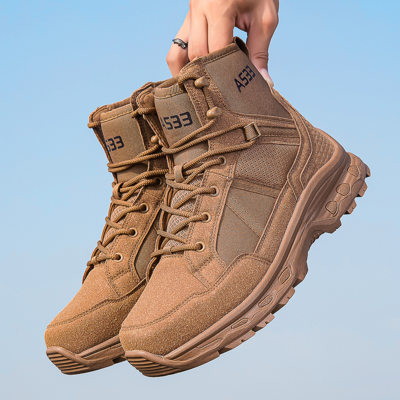 Men's Military Tactical Boots  - Men'S Shoes For Work บทวิจารณ์และราคา