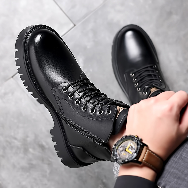 Men Classic Genuine Leather Bo - Men'S Shoes For Work บทวิจารณ์และราคา