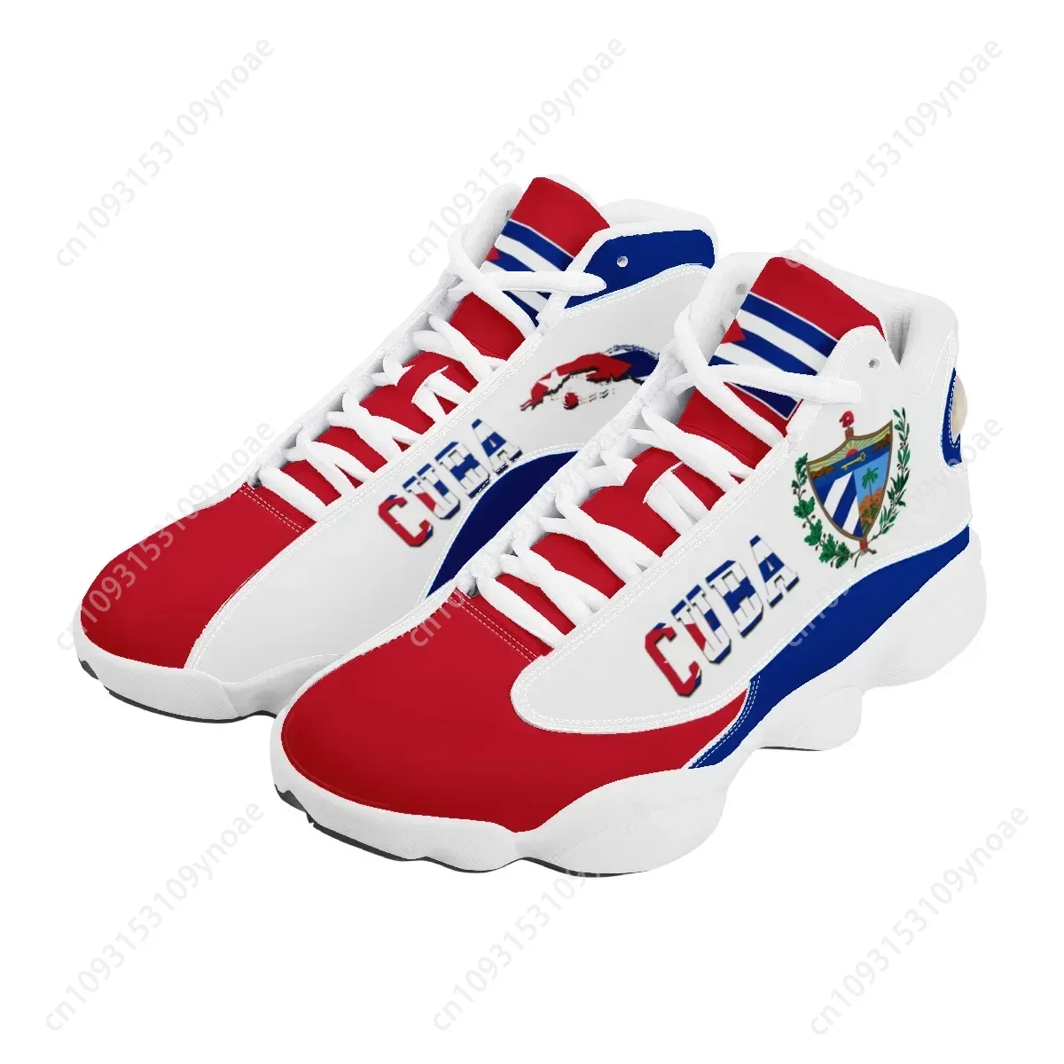 CUBA Flag Print Cool Men Baske - Men'S Shoes Basketball บทวิจารณ์และราคา