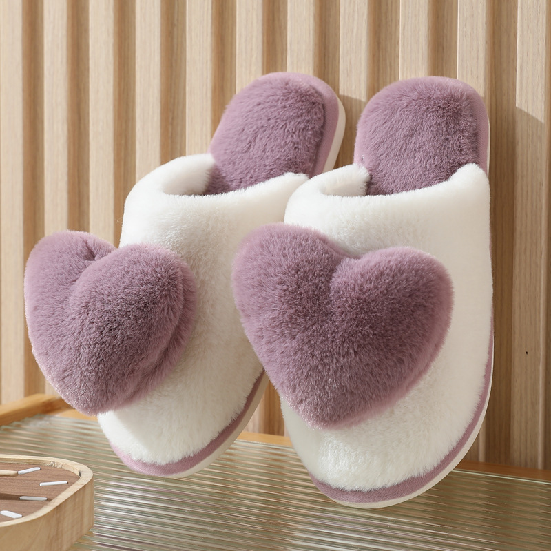 Winter Warm Heart Pattern Cott - Men Shoes For Winter บทวิจารณ์และราคา