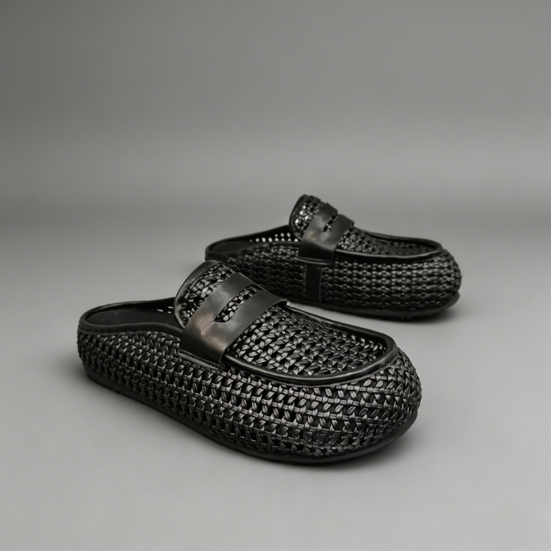 Luxury Texture Men   Mules 202 - Loafer Slip On Men บทวิจารณ์และราคา