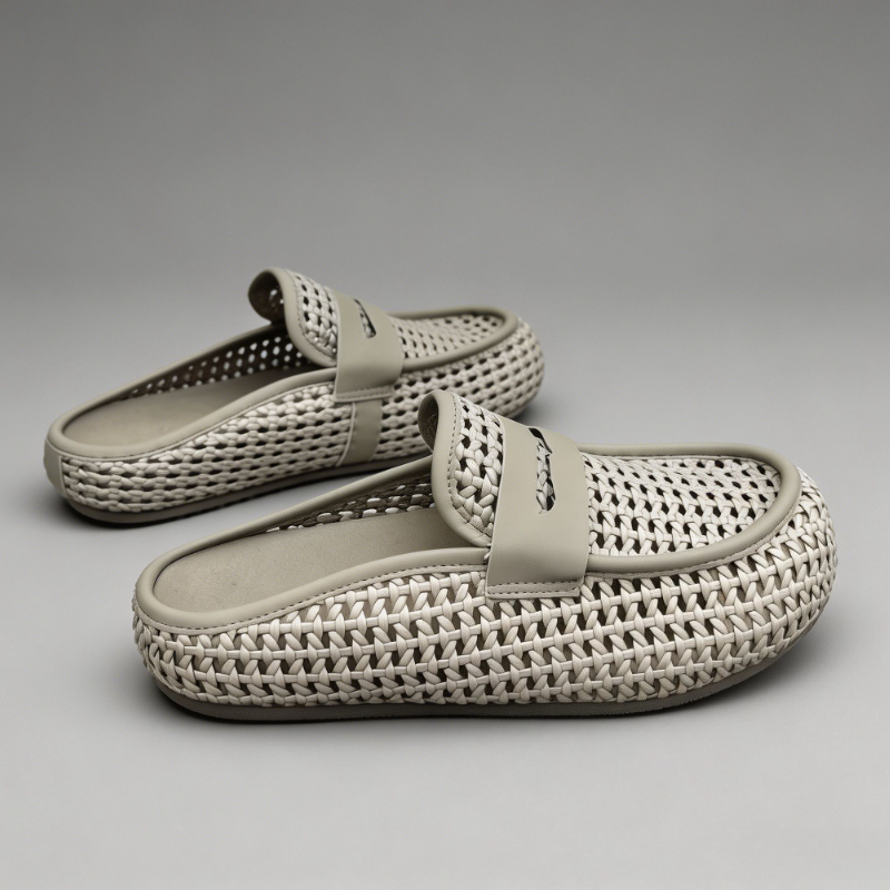 Luxury Texture Men   Mules 202 - Loafer Slip On Men บทวิจารณ์และราคา