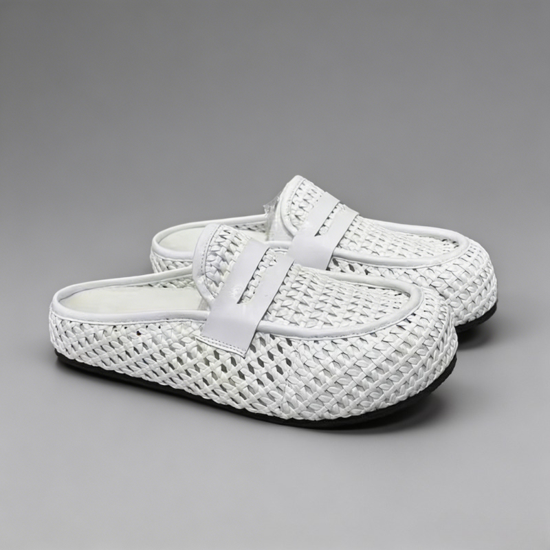 Luxury Texture Men   Mules 202 - Loafer Slip On Men บทวิจารณ์และราคา