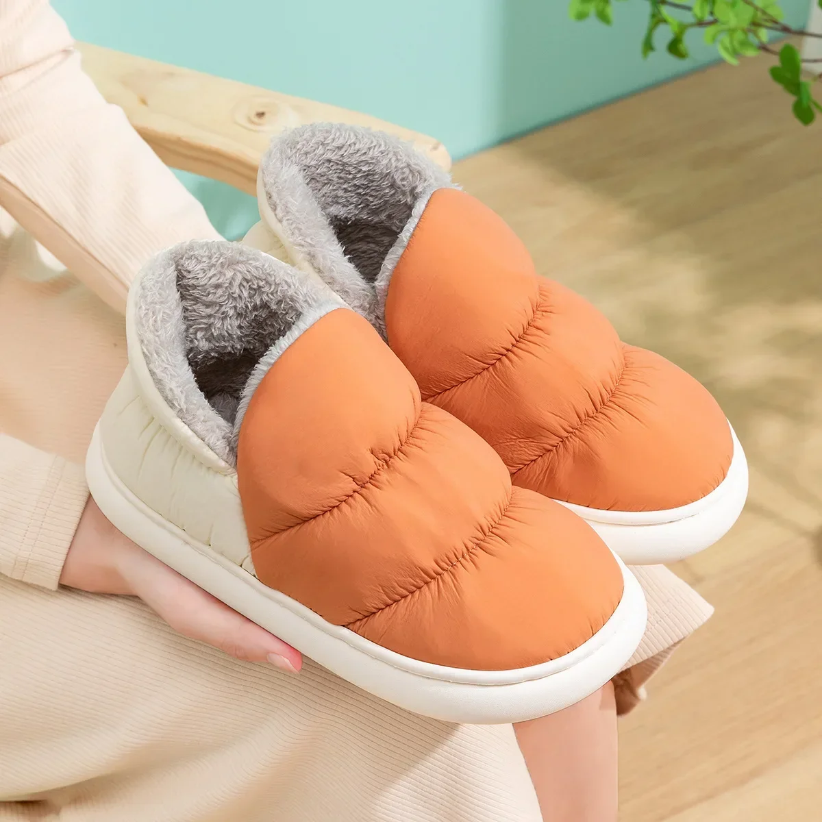 Women Men Slippers Winter Down - Men Shoes For Winter บทวิจารณ์และราคา