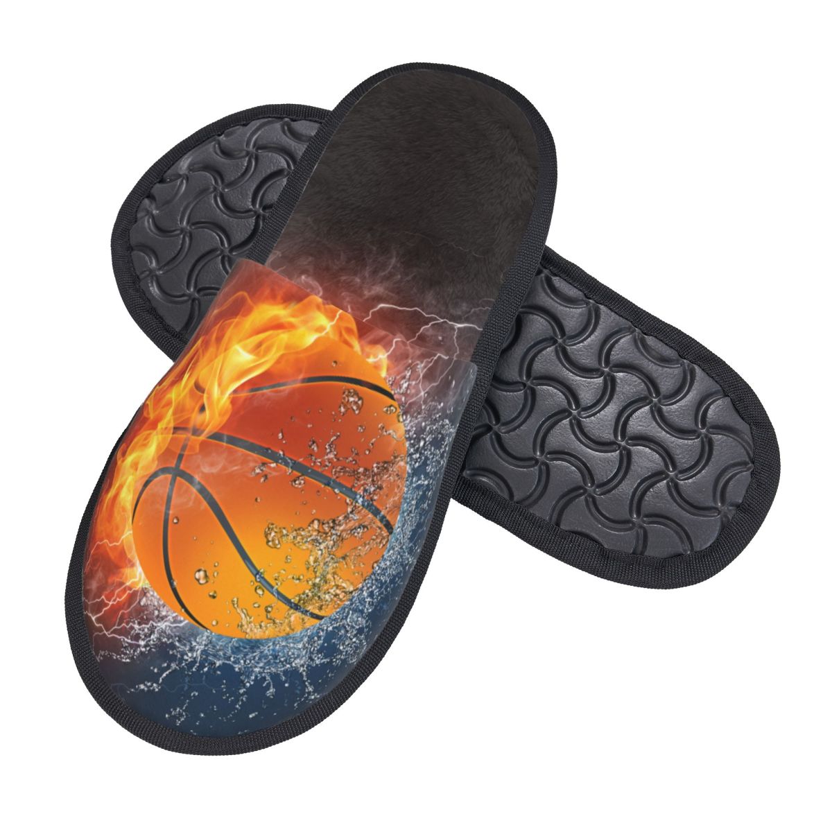 Plush Indoor Slippers Basketba - Men'S Shoes Basketball บทวิจารณ์และราคา