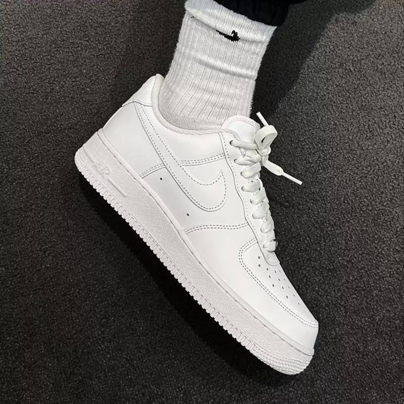 Nike Air Force 1 Pure White Ai - Men'S Shoes Nike Air Force บทวิจารณ์และราคา