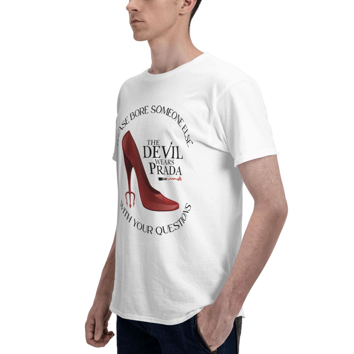 Men Red High Heel Shoe The Dev - Men Shoes Prada บทวิจารณ์และราคา