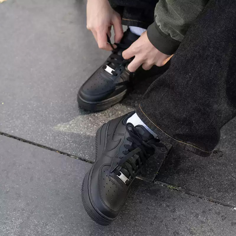 Nike Air Force1All Black Air F - Men'S Shoes Nike Air Force บทวิจารณ์และราคา