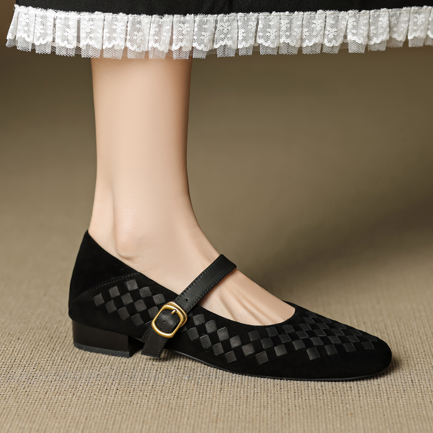 Handmade Genuine Woven Texture - Men'S Shoes Loafers Casual บทวิจารณ์และราคา