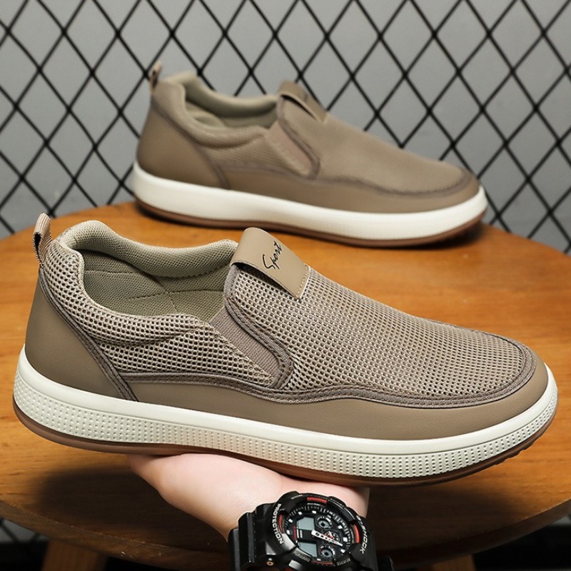 Men's Canvas Shoes Breathable  - Men'S Shoes Loafers Casual บทวิจารณ์และราคา