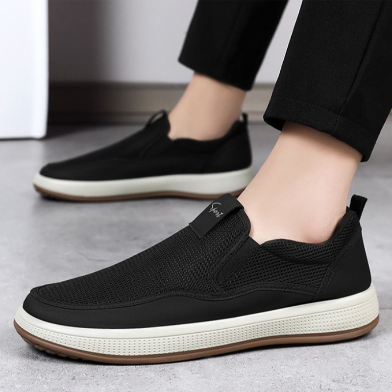 Men's Canvas Shoes Breathable  - Men'S Shoes Loafers Casual บทวิจารณ์และราคา