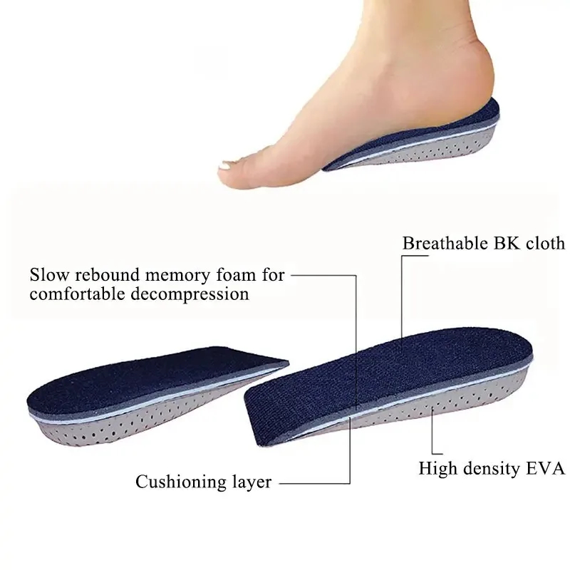 Invisible Heel Lift Half Insol - Men Shoes Outlet บทวิจารณ์และราคา