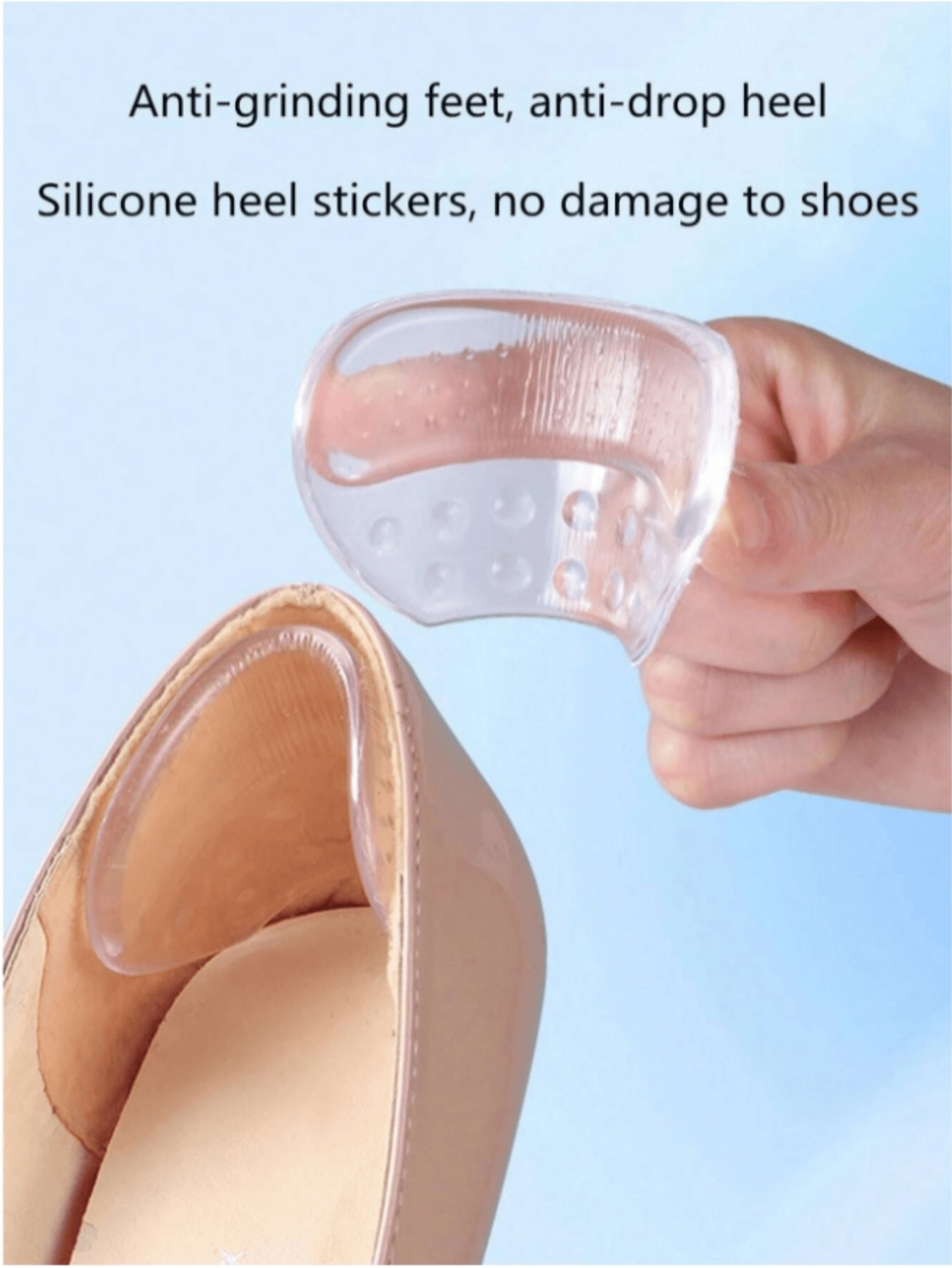 1Pair Heels Grips Silicone Hee - Men Shoes Outlet บทวิจารณ์และราคา