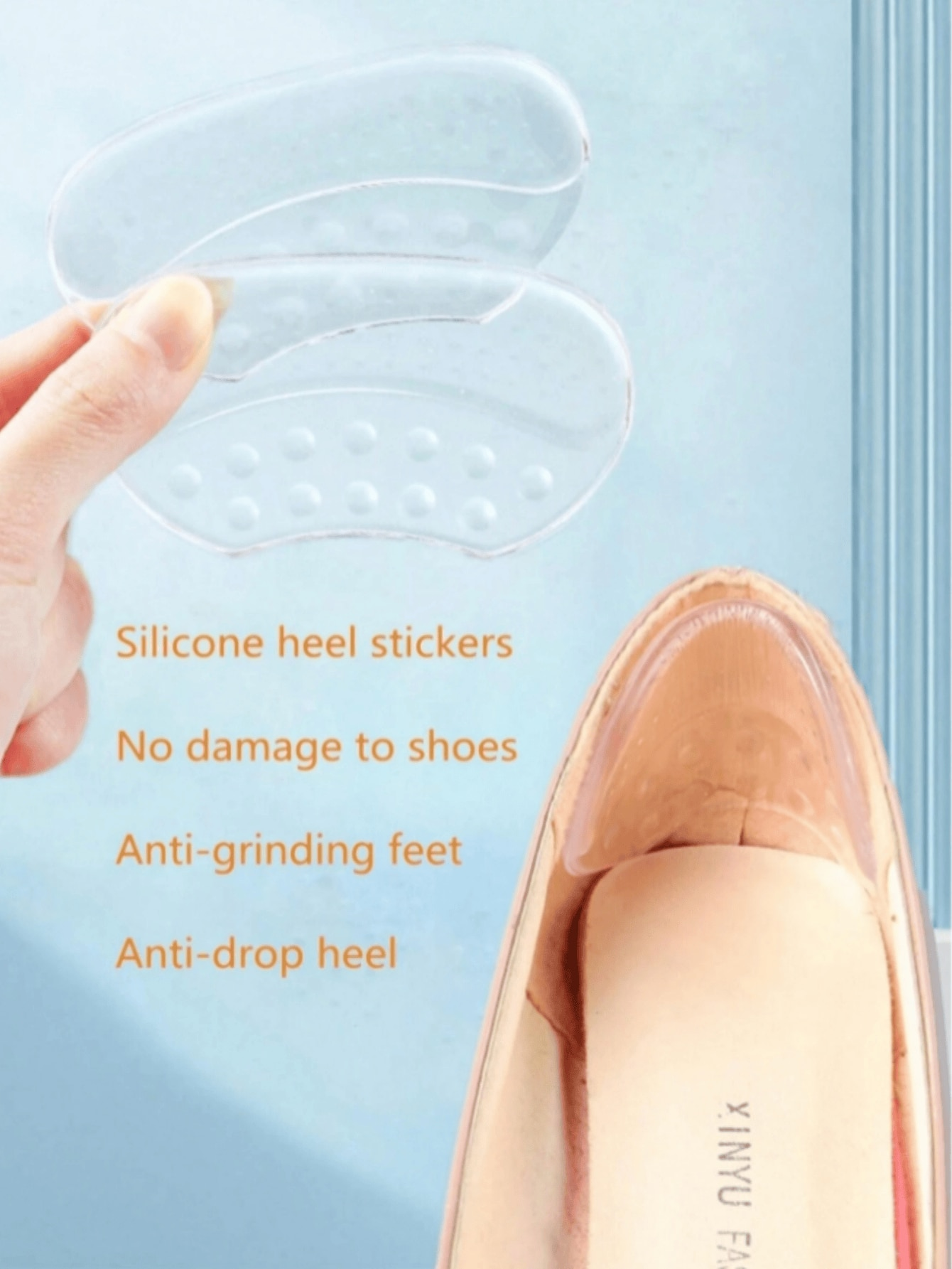 1Pair Heels Grips Silicone Hee - Men Shoes Outlet บทวิจารณ์และราคา